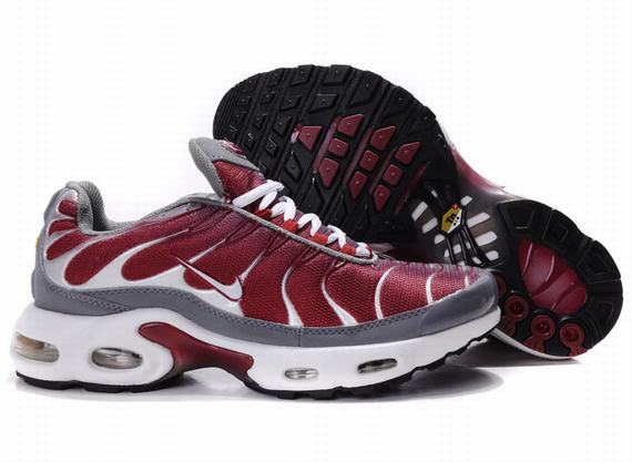 New Men'S Nike Air Max Tn White/ Gray/Darkred